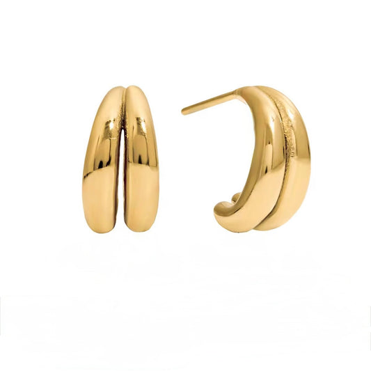 Mini Hoops Luna Gold